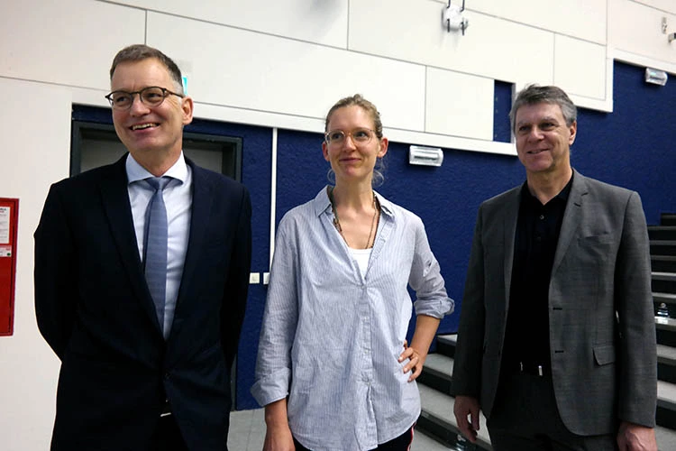 Organisierten das erfolgreiche 3. Kölner Symposium:  (v.l.) Dr. Bleiel, PD Dr.Dr. Barbe und Prof. Noack.