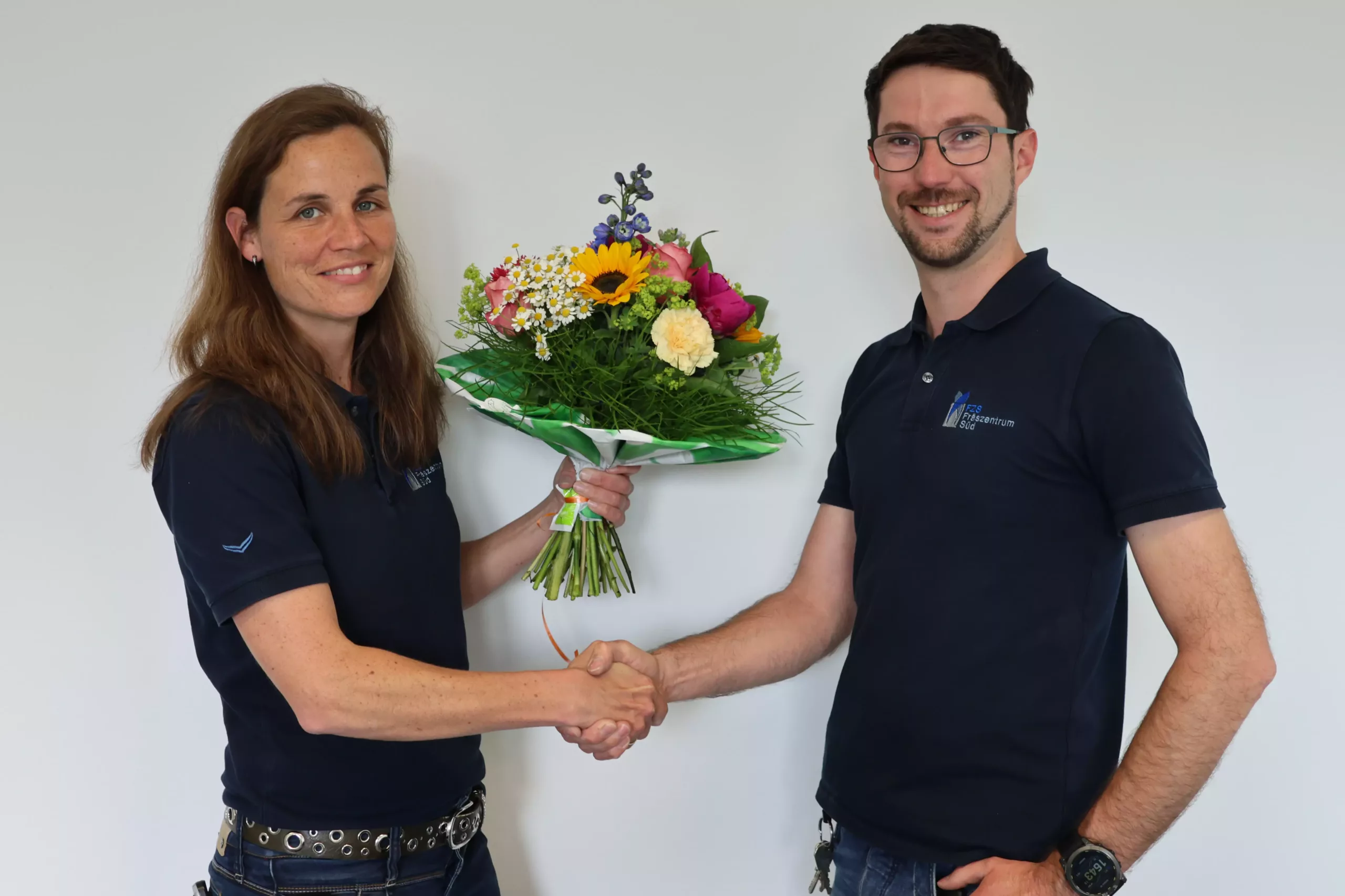 Fräszentrum Süd: Simone Abt und Stefan Müller.