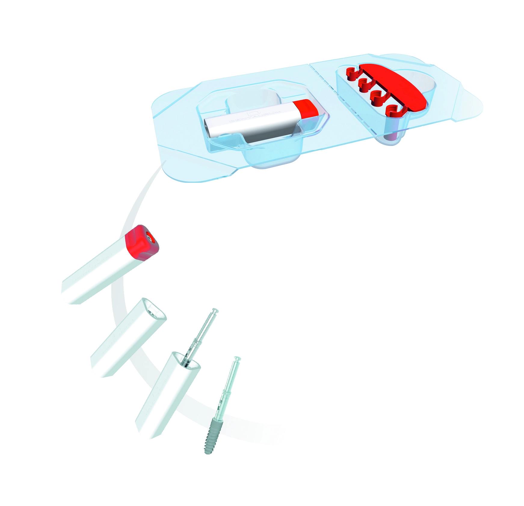 Sicheres Verpackungskonzept für die tioLogic® TWINFIT Implantate.