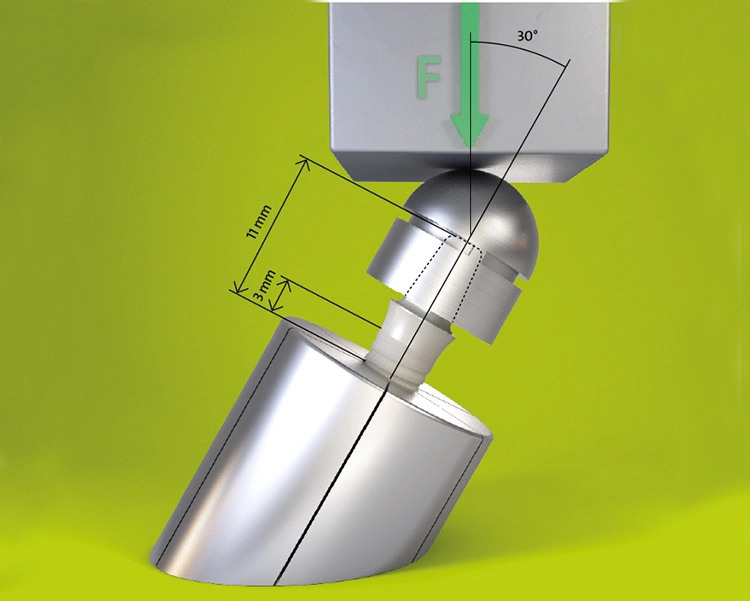 Stabile Basis für langfristigen Erfolg: Vor Markteinführung wurde das Straumann® PURE Ceramic Implantatsystem strengen mechanischen Tests (nach ISO 14 8011) unterzogen [3].