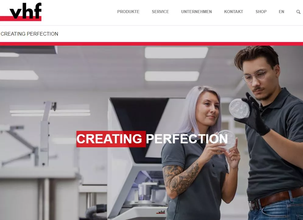 Klar und übersichtlich strukturiert – so präsentiert sich der neue vhf-Webauftritt.