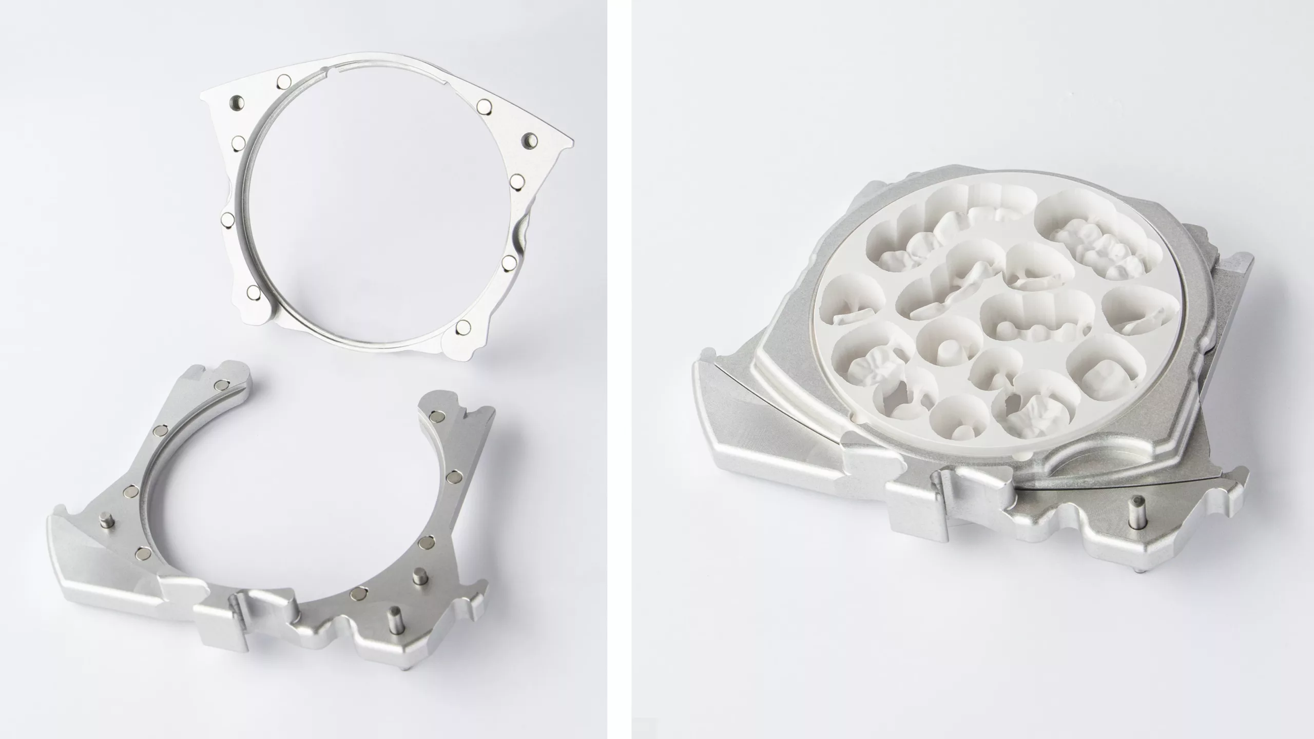 Der neue QuickFrame-Magnethalter für die Fräs- und Schleifmaschinen S5 und S2 von vhf.