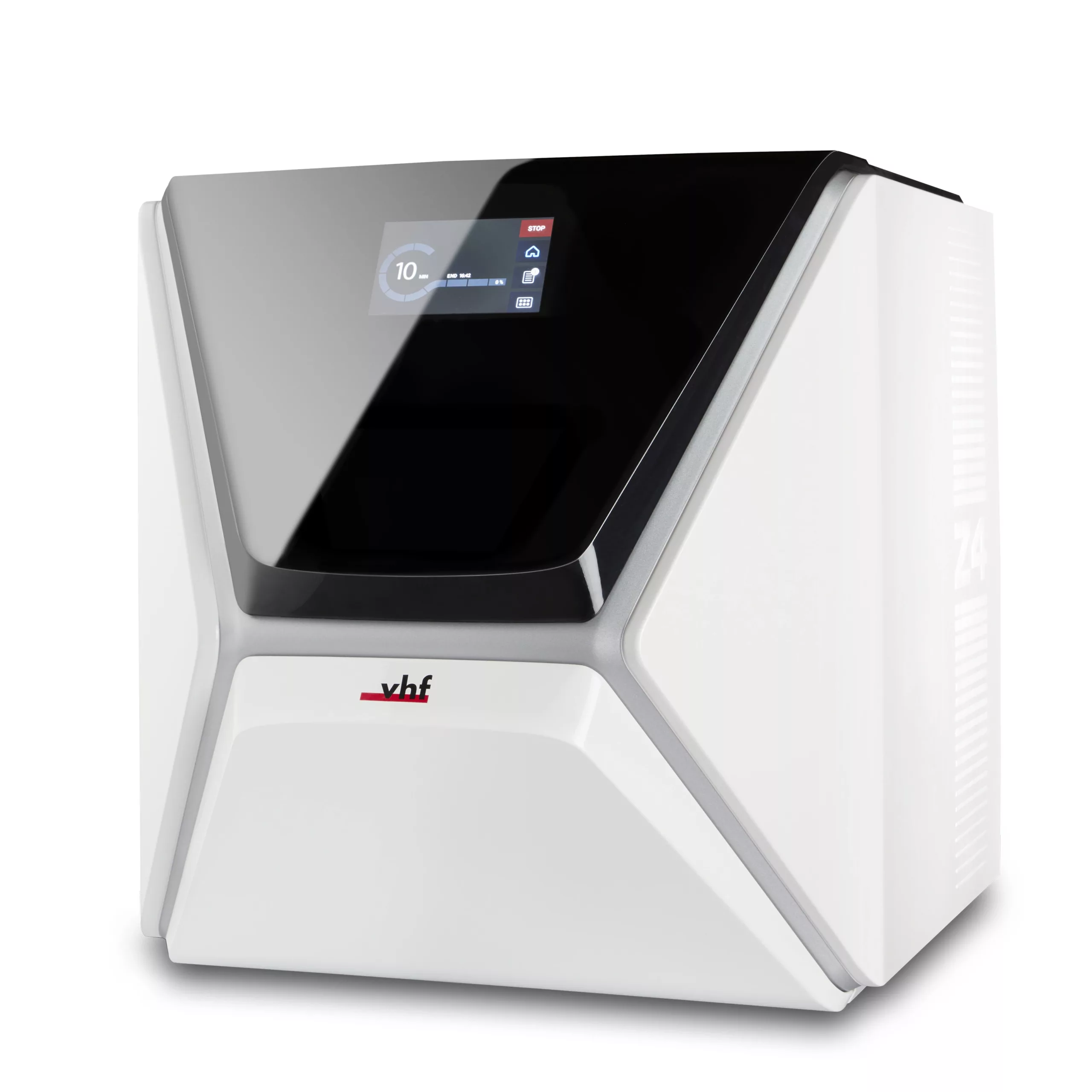 Die vhf Z4 – perfekt für die Same-Day-Dentistry. Die ideale Nassbearbeitungsmaschine zum Schleifen von Blockmaterialien aller Art sowie zum Fräsen von Abutments.